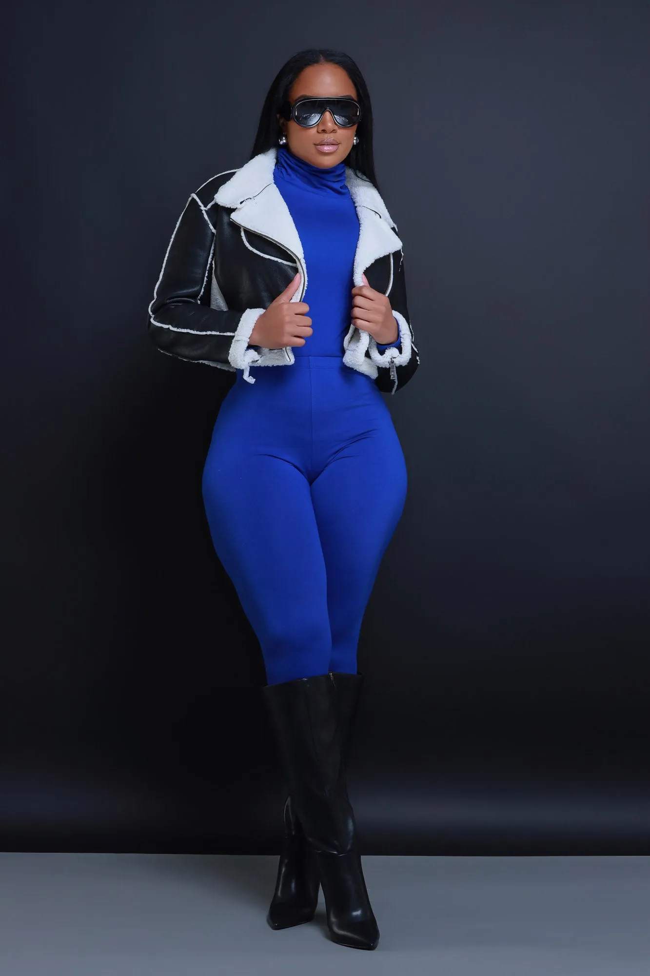 Record Timing Legging Set - Bright Blue sold by Swankaposh product image thumbnail 2