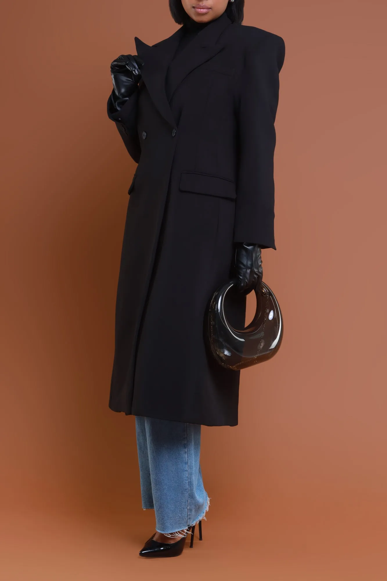 Looking Glass Transparent Evening Bag - Smoke sold by Swankaposh product image thumbnail 2