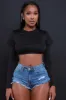 Dig Deeper Double Layer Crop Top - Black sold by Swankaposh