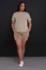 Head Rush NUW Short Sleeve T-Shirt - Mocha sold by Swankaposh