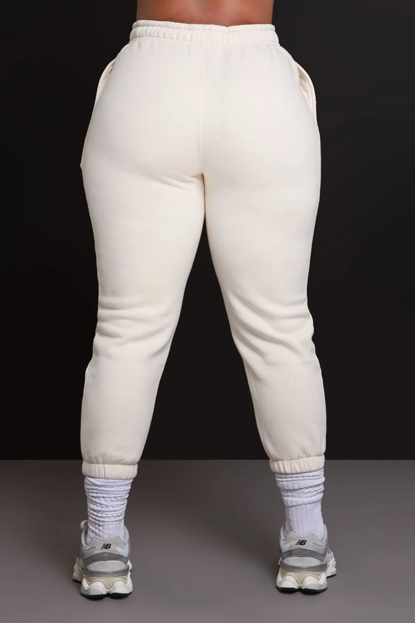 Jump In NUW Jogger Pants - Ivory sold by Swankaposh product image thumbnail 2