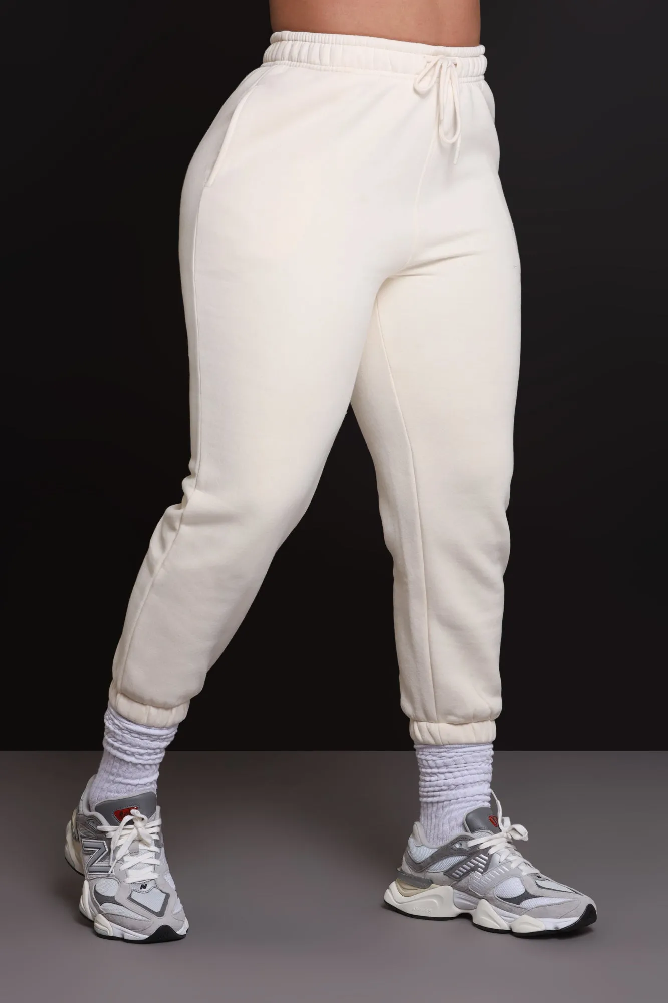 Jump In NUW Jogger Pants - Ivory sold by Swankaposh product image thumbnail 5