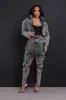 Get Down Denim Cargo Maxi Skirt - Black Wash sold by Swankaposh