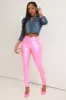 Stick The Landing Cropped Denim Jacket - Medium Wash sold by Swankaposh