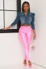 Stick The Landing Cropped Denim Jacket - Medium Wash sold by Swankaposh