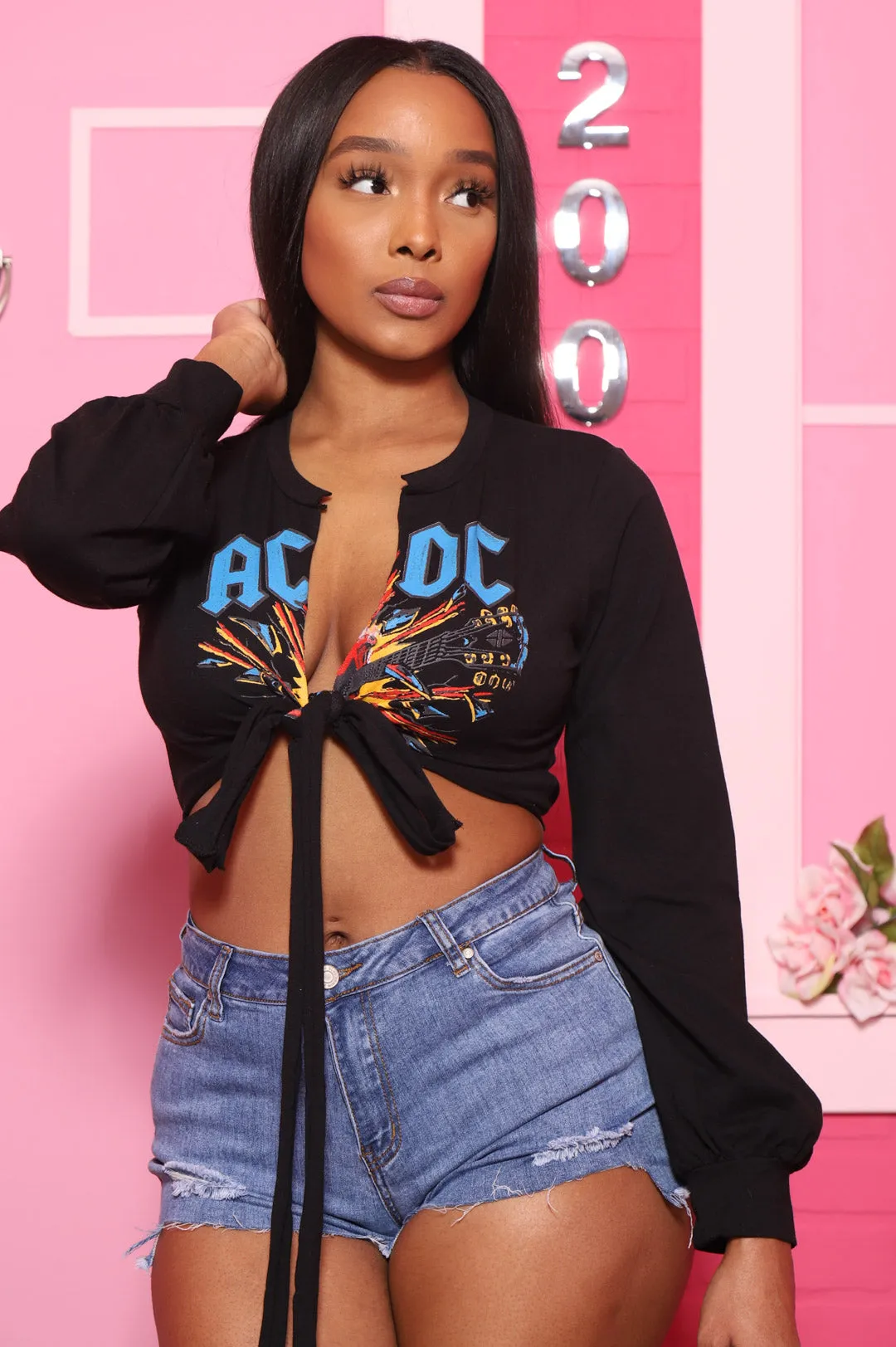 Blow Up Your Video Graphic Top - Black sold by Swankaposh product image thumbnail 4