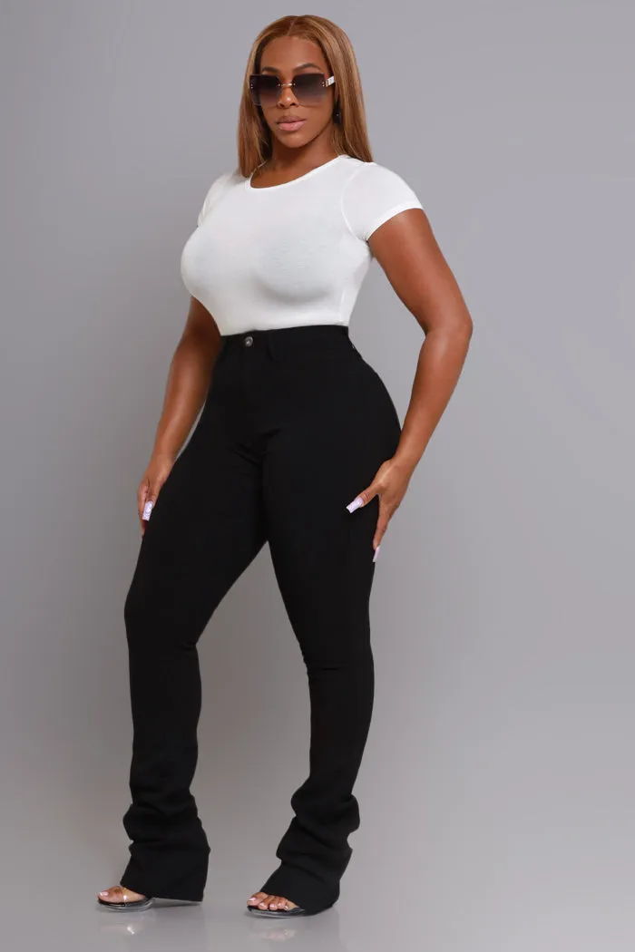 Must Have Basic Bodysuit - White Crew Neck sold by Swankaposh product image thumbnail 5