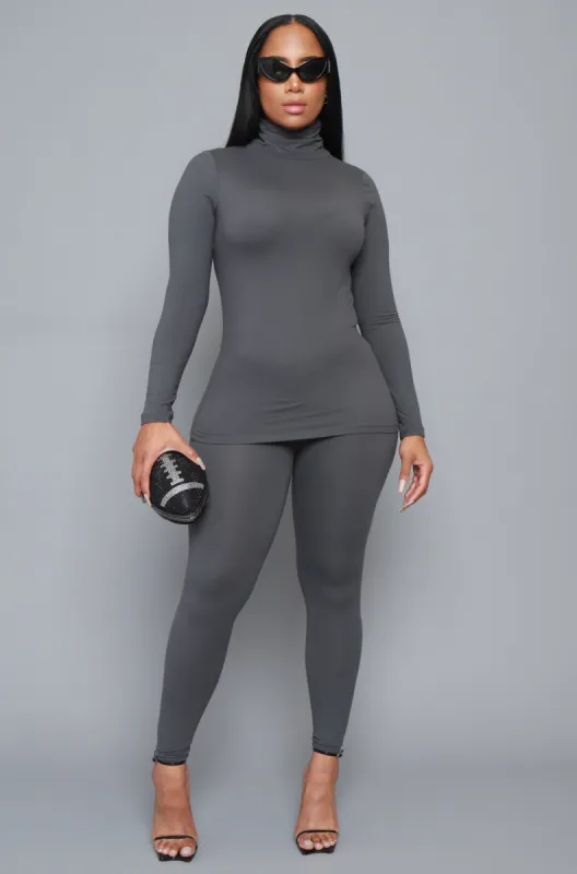 Record Timing Legging Set Small & 3x Only - Ash Gray sold by Swankaposh