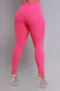 Sweet Tart Cellulite Deleter Ribbed Leggings - Ultra Fuchsia sold by Swankaposh