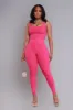Sweet Tart Cellulite Deleter Ribbed Leggings - Ultra Fuchsia sold by Swankaposh