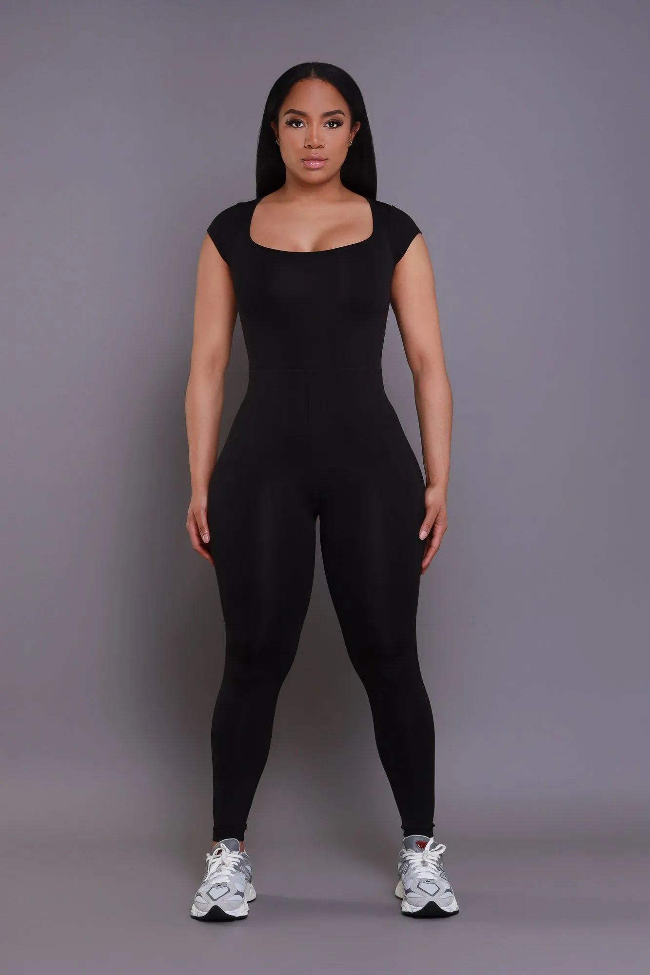 On Deck NUW Cap Sleeve Jumpsuit - Black sold by Swankaposh