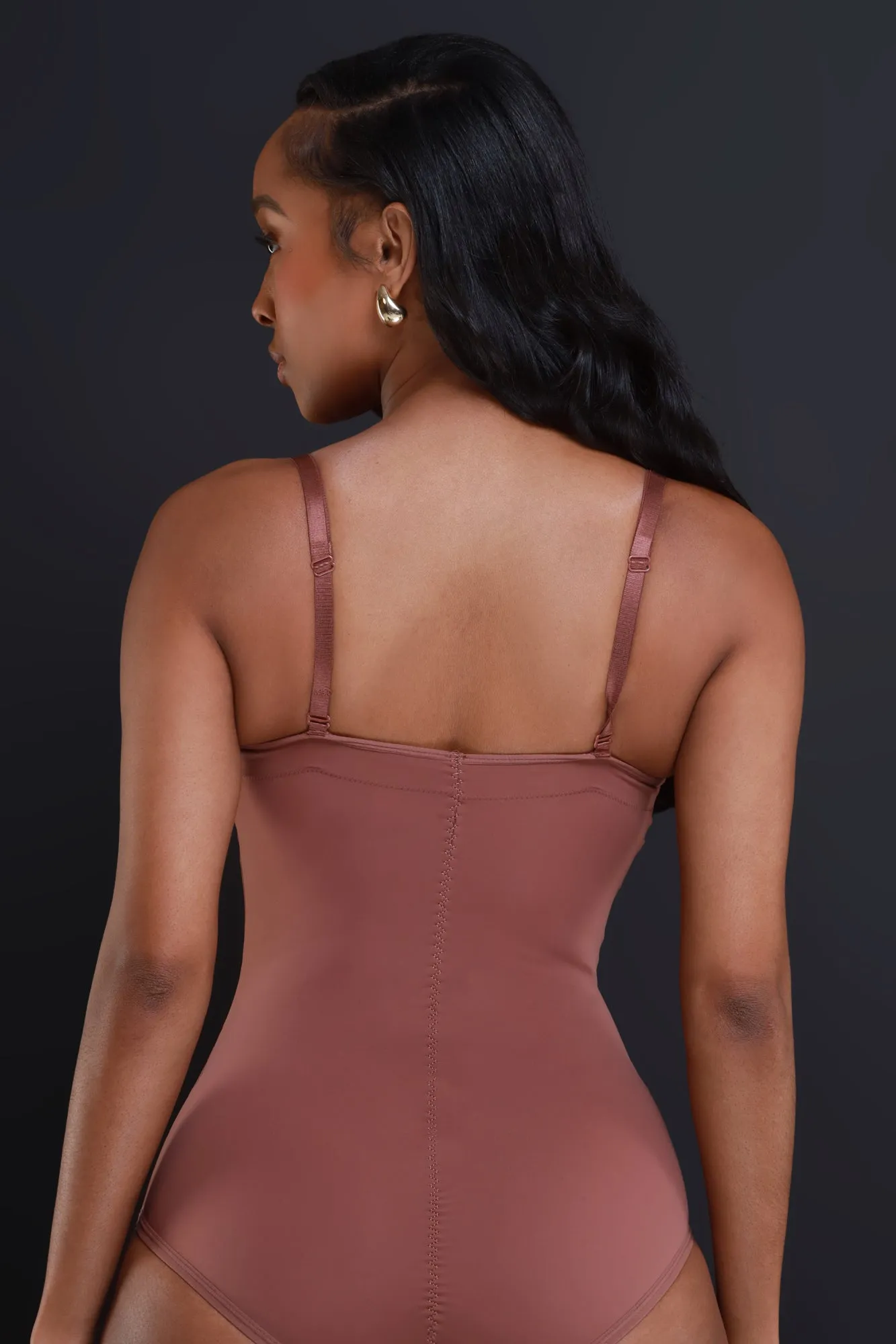 Doctored Form Shapewear Bodysuit - Brown No. 124 sold by Swankaposh product image thumbnail 2