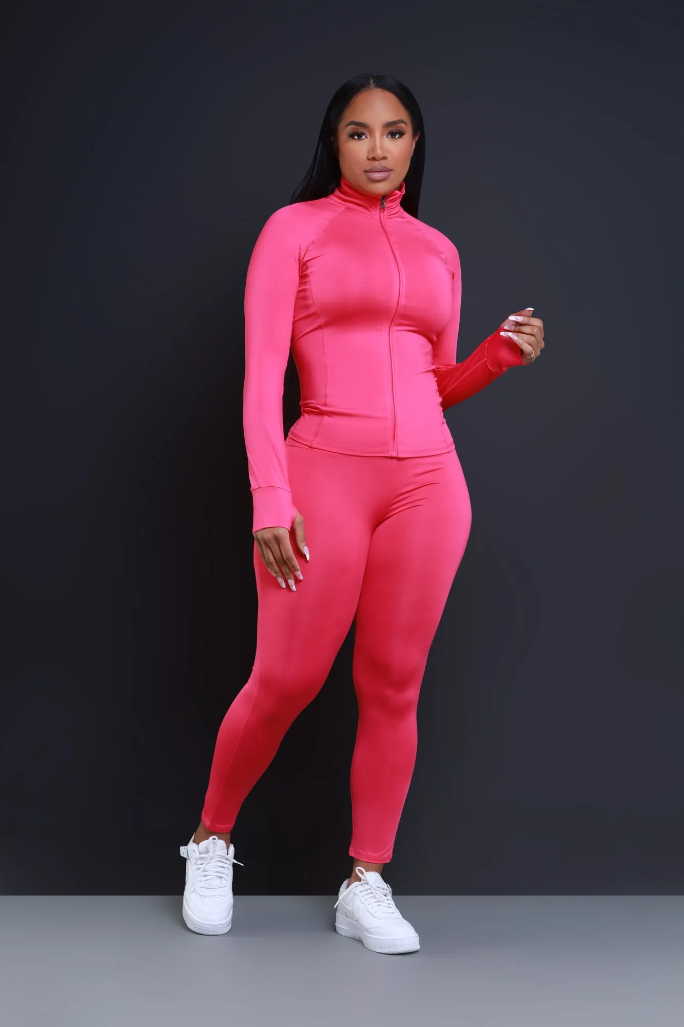 Easy Fit Athletic Set - Magenta sold by Swankaposh