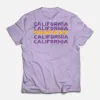 Purple California Tee Shirt sold by Sunpaxx