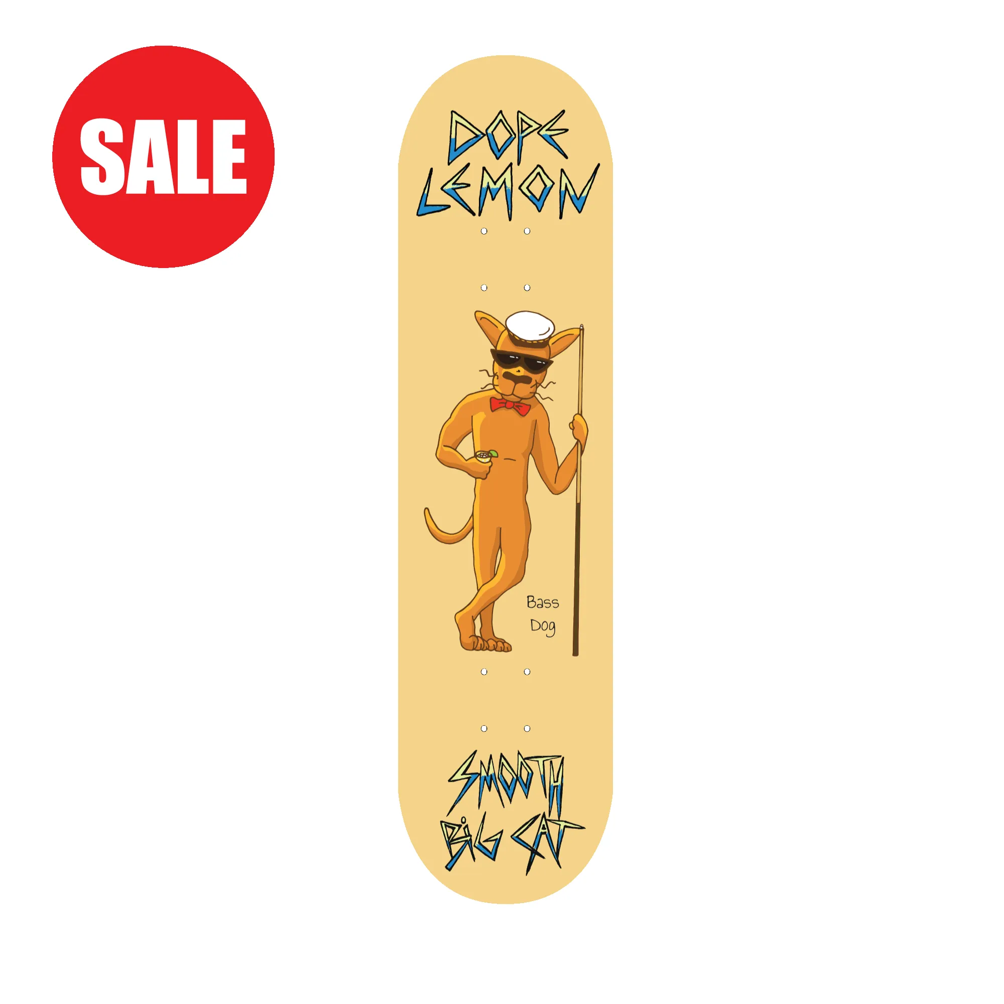 Bass Dog / Skate Deck sold by Dope Lemon