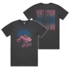 Vintage Pink Cadillac With Back Print / Faded Black T-Shirt sold by Dope Lemon