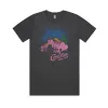Vintage Pink Cadillac With Back Print / Faded Black T-Shirt sold by Dope Lemon
