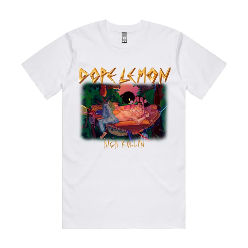Dope Lemon / High Rollin / White T-Shirt sold by Dope Lemon