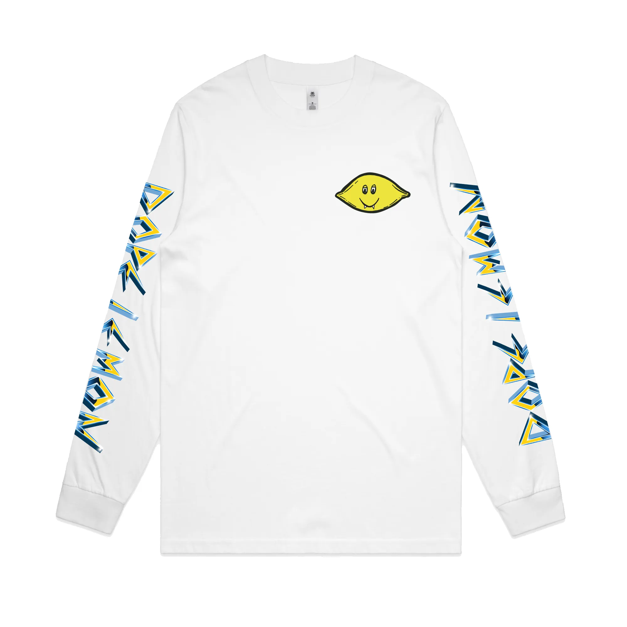 Lemon Fang / White Long Sleeve sold by Dope Lemon