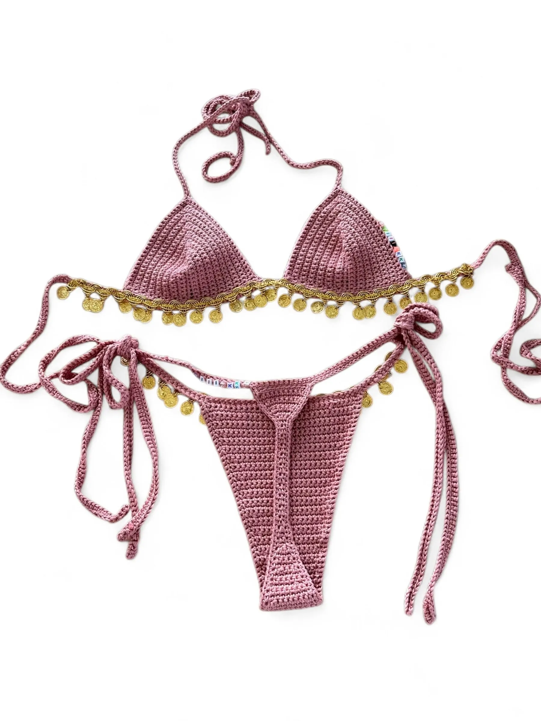 Crochet Sequin Bikini sold by Stiiickky product image thumbnail 3