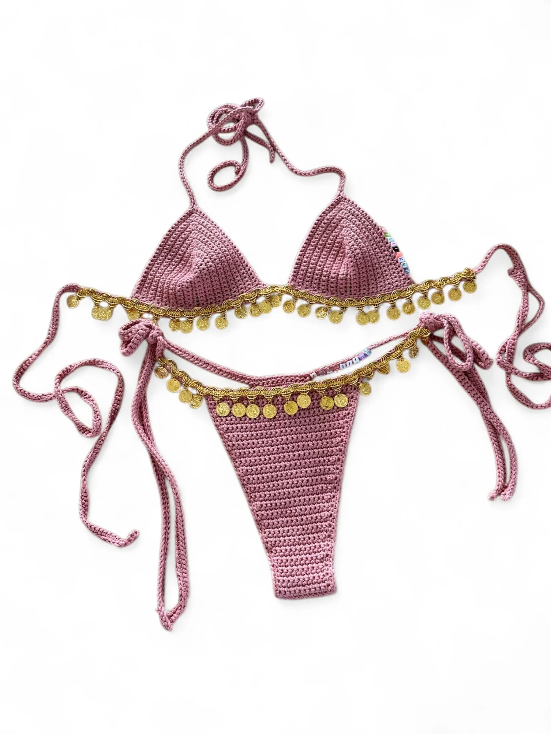 Crochet Sequin Bikini sold by Stiiickky product image thumbnail 2