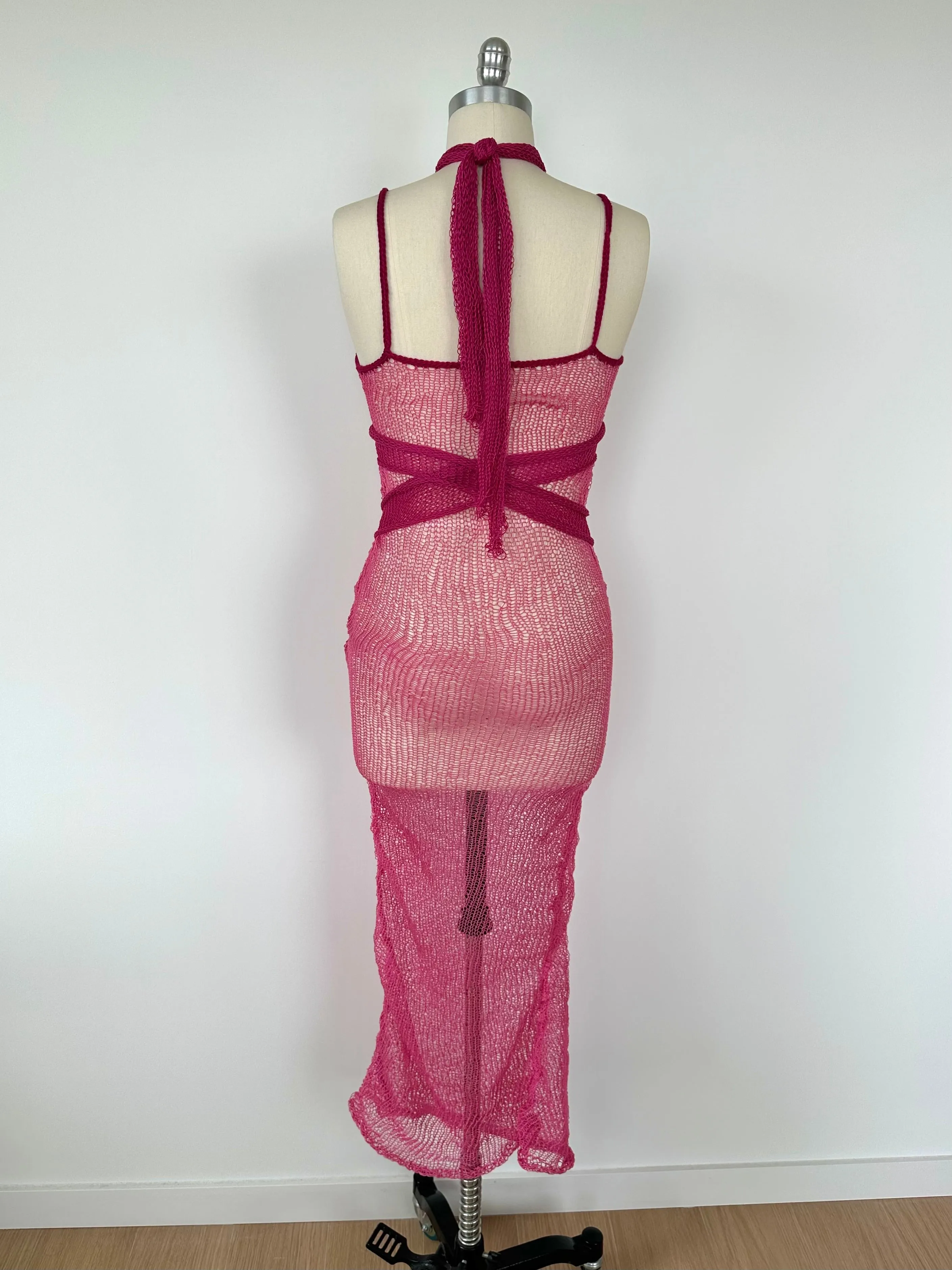 Shibari Pink Maxi Dress sold by Stiiickky product image thumbnail 4