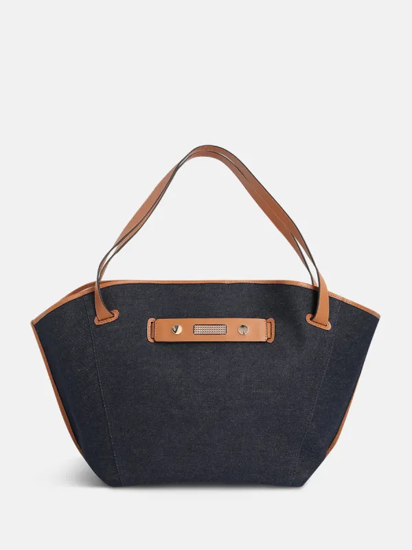 FLORA DENIM CANVAS made by Clio