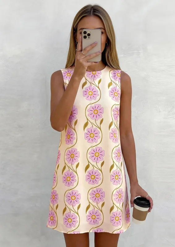 PRETTYGARDEN Sundresses for Women Summer Elegant Floral A Line Short Party Dress Beach Vacation Clothes made by PrettyGarden