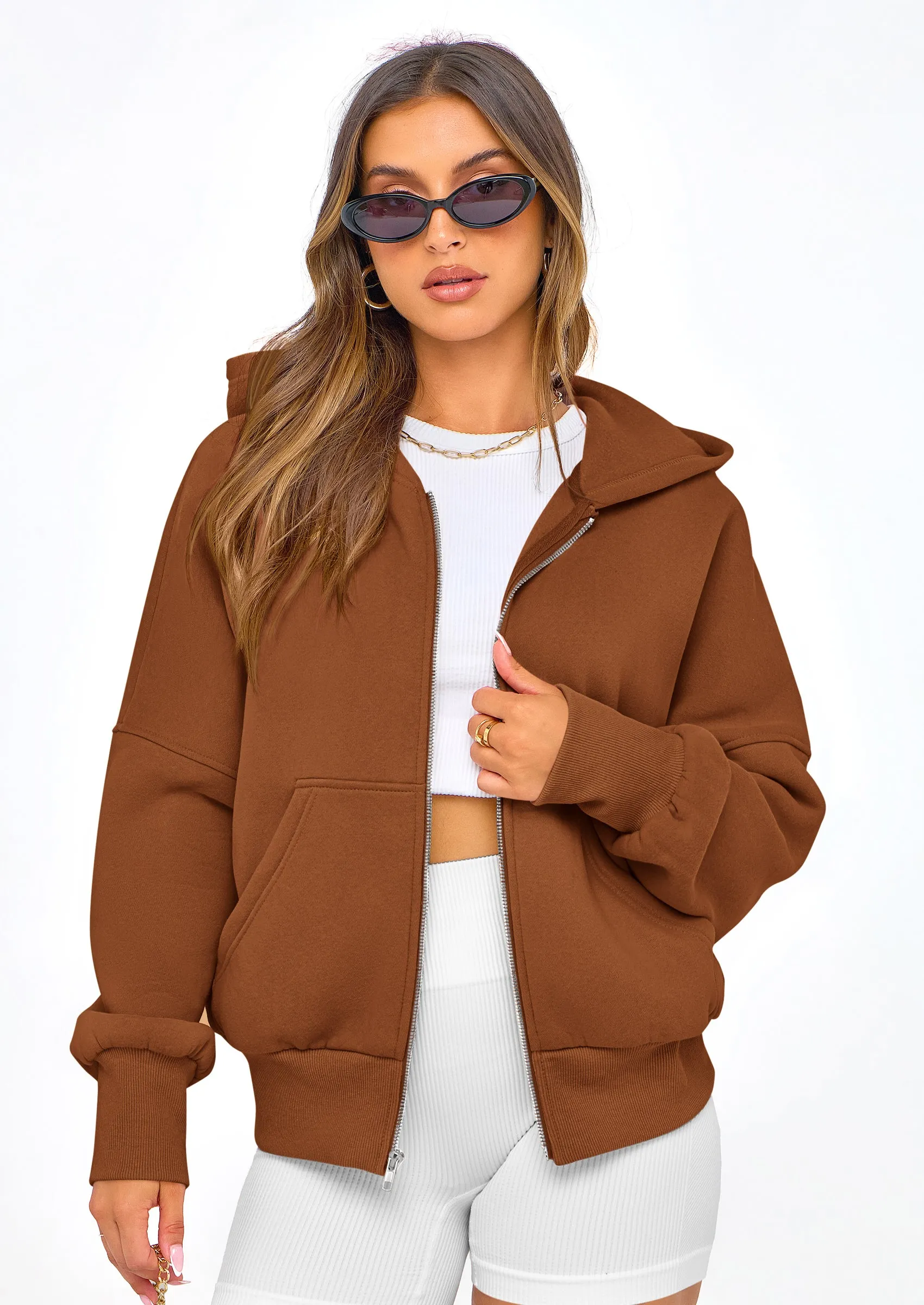 BTFBM Hoodies For Women Spring Clothing Long Sleeve Zip Up Fleece Fashion Sweatshirts Jacket Y2K Hoodie Fall Fashion sold by PrettyGarden product image thumbnail 4