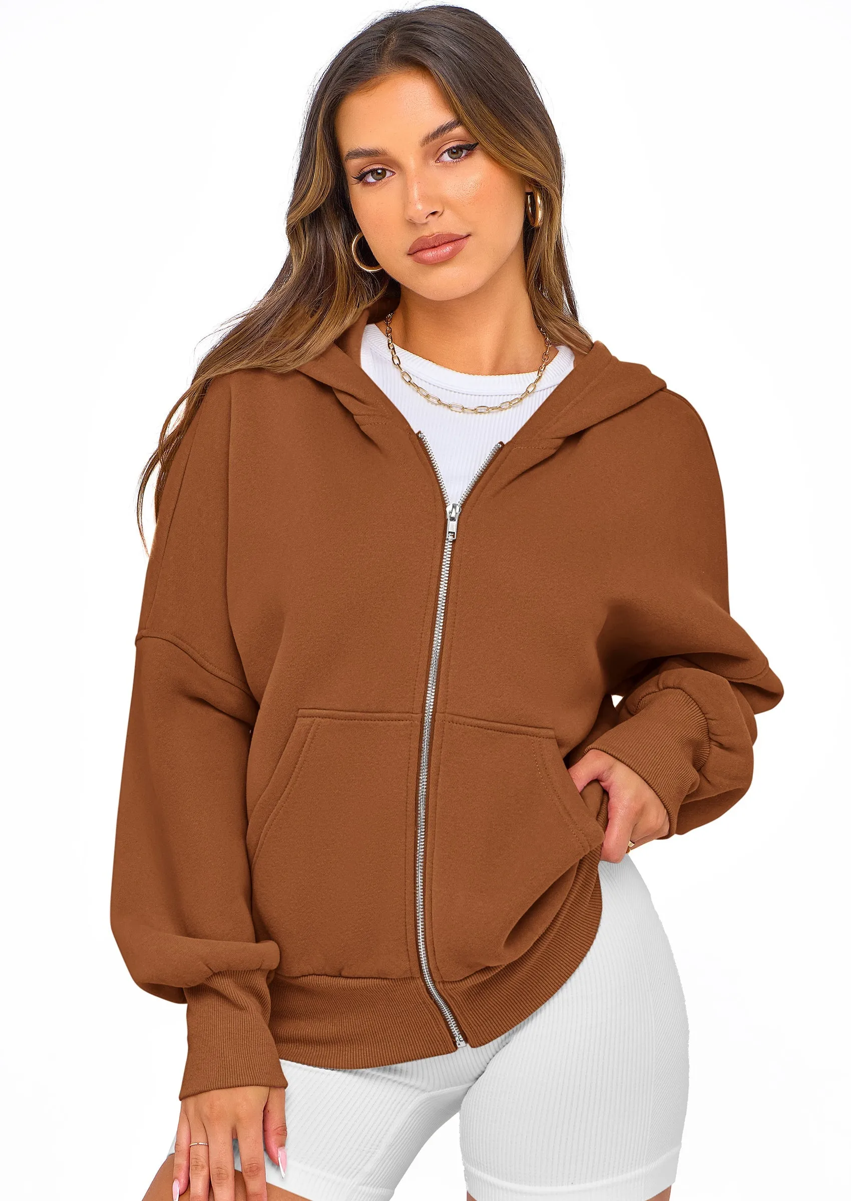 BTFBM Hoodies For Women Spring Clothing Long Sleeve Zip Up Fleece Fashion Sweatshirts Jacket Y2K Hoodie Fall Fashion sold by PrettyGarden product image thumbnail 3