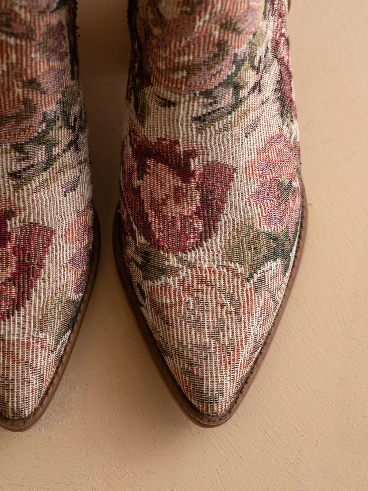 The Karina | Mauve Tapestry Bootie sold by Oasis Society product image thumbnail 3