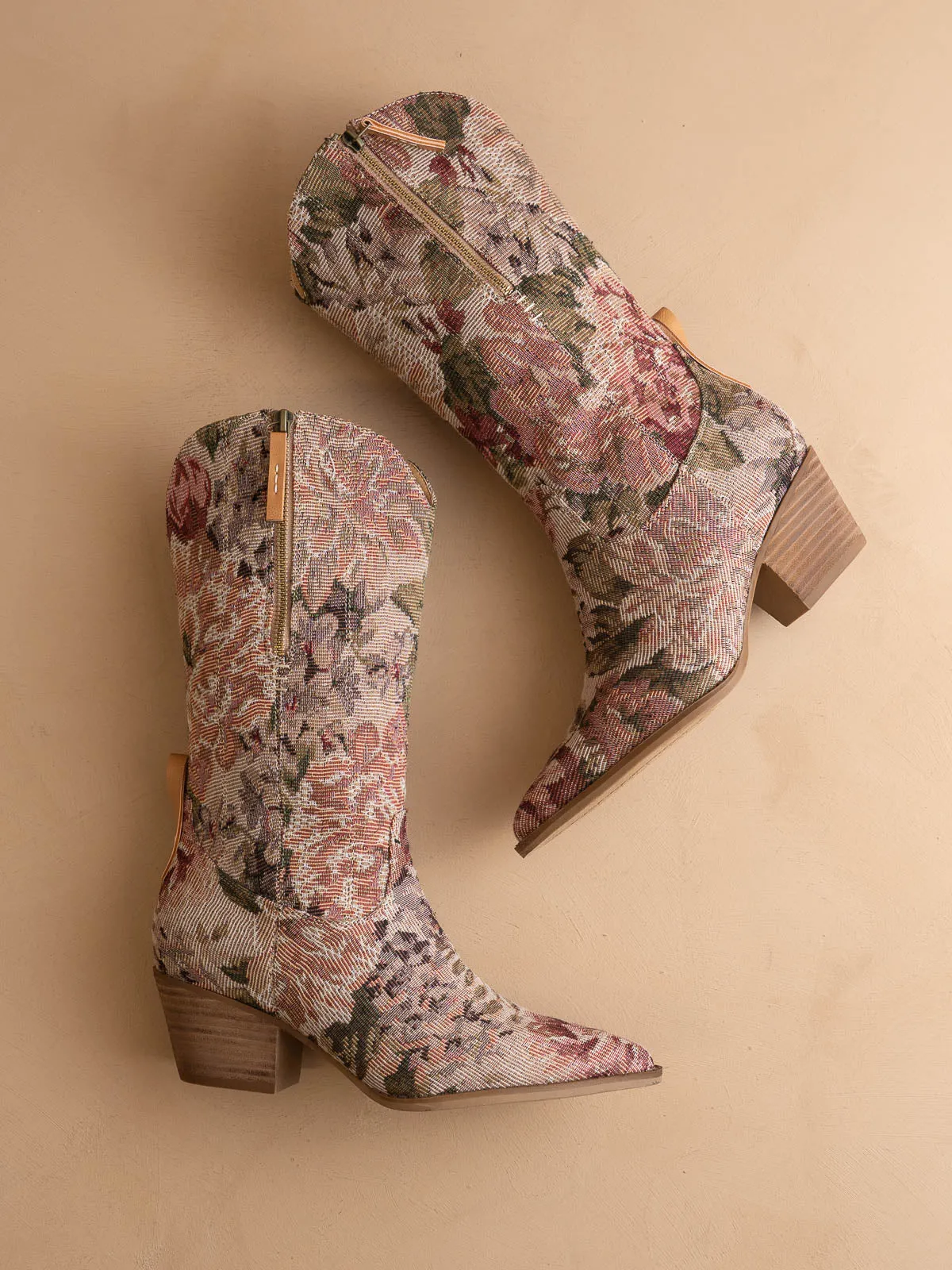 The Brilee | Mauve Tapestry Boot sold by Oasis Society product image thumbnail 4