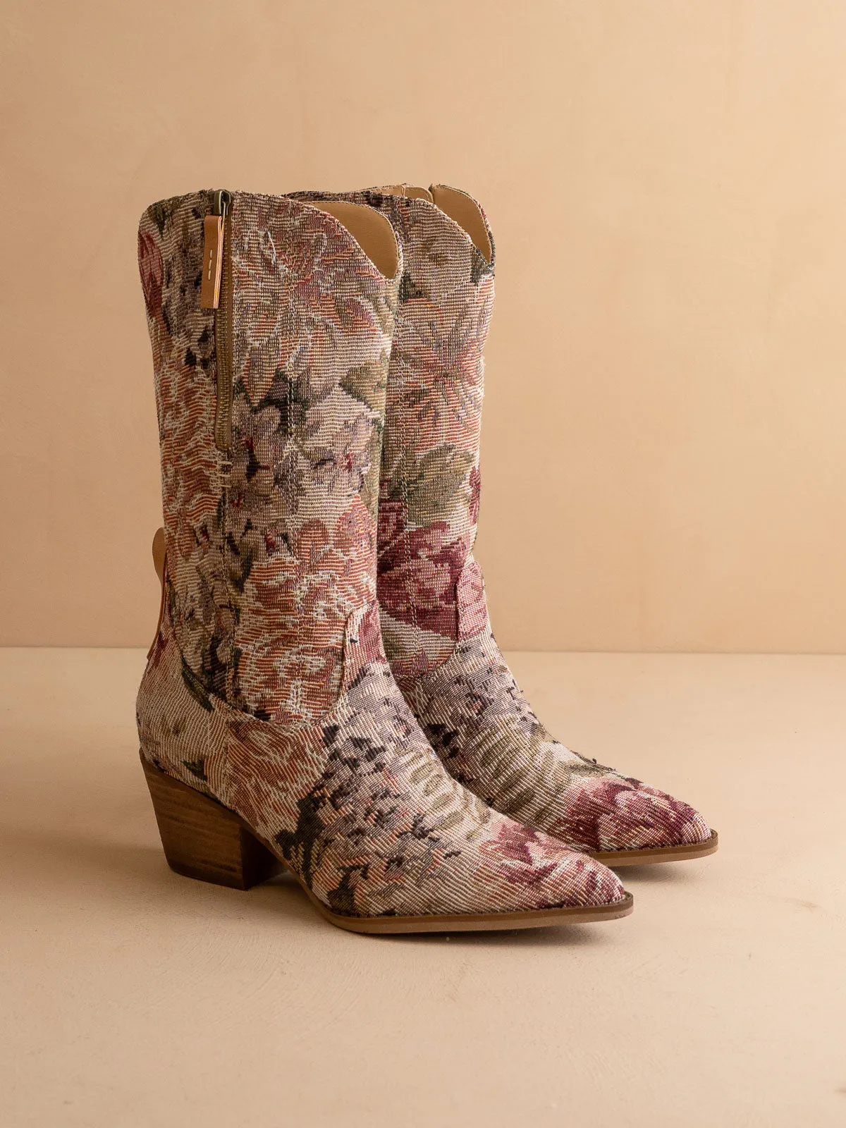 The Brilee | Mauve Tapestry Boot sold by Oasis Society product image thumbnail 2