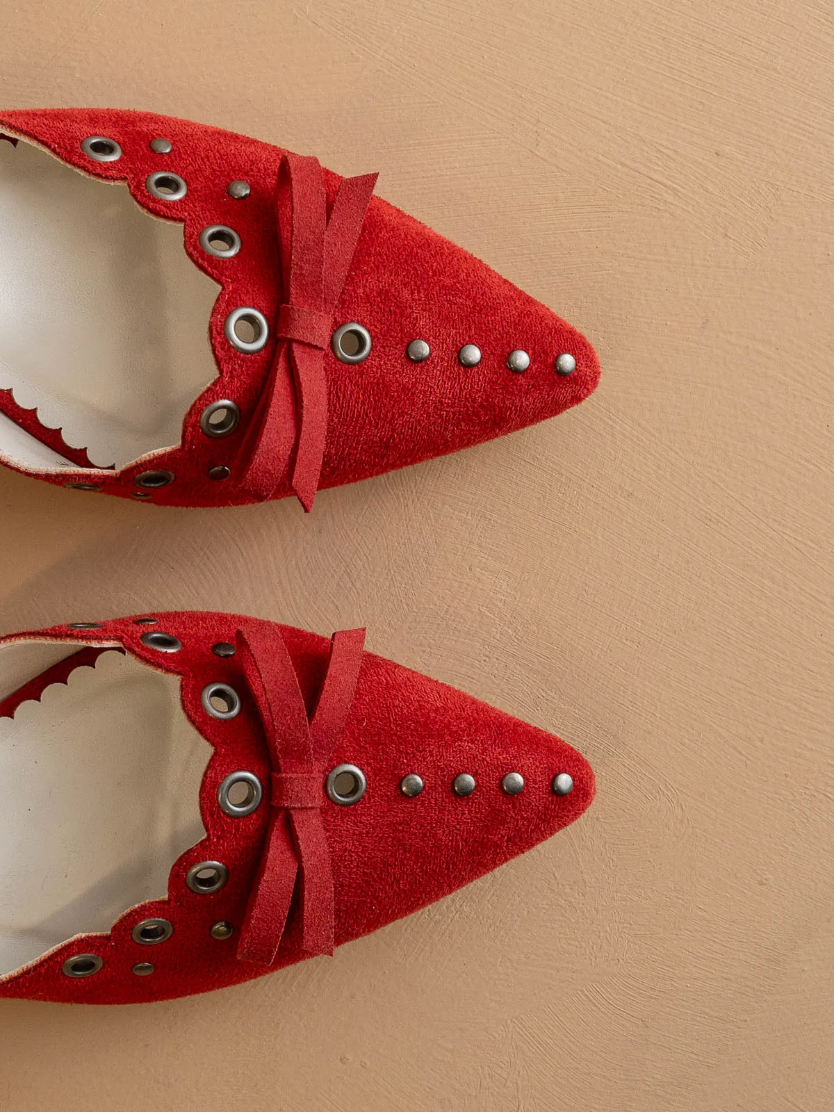 The Meridian | Red Kitten Heel sold by Oasis Society product image thumbnail 2