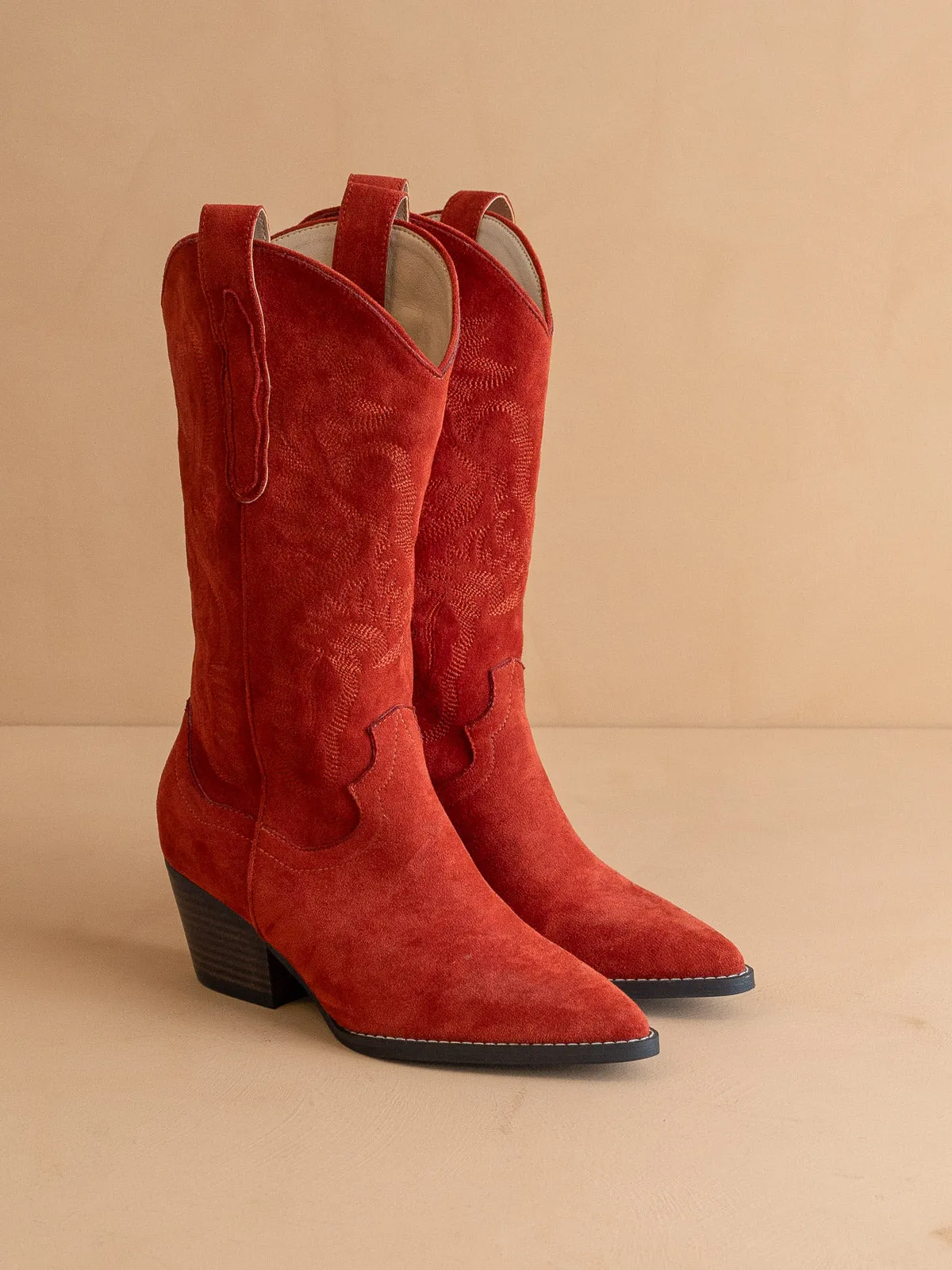The Amaya | Red Classic Cowgirl Boot sold by Oasis Society product image thumbnail 4