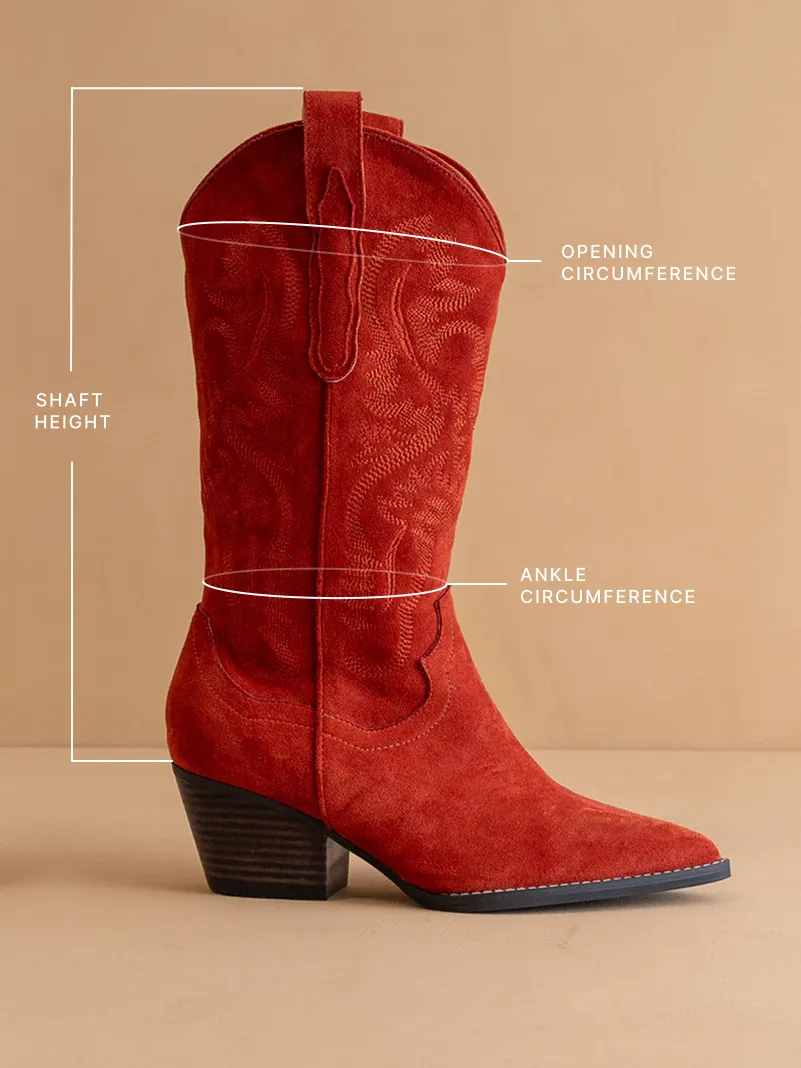The Amaya | Red Classic Cowgirl Boot sold by Oasis Society product image thumbnail 5
