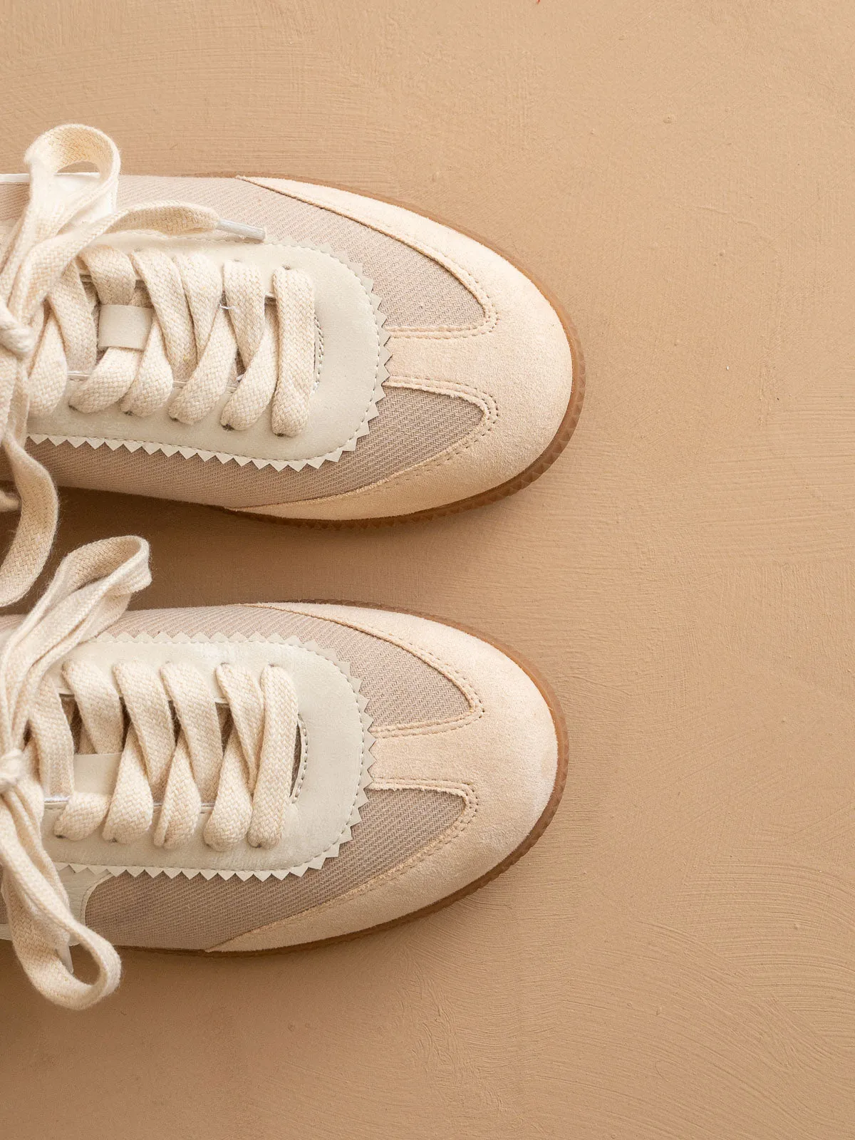 The Kyla | Almond Classic Low Top Sneakers *FINAL SALE* sold by Oasis Society product image thumbnail 4