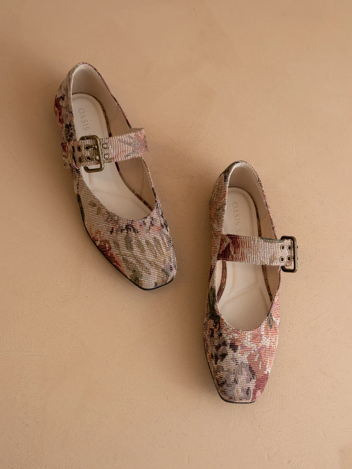 The Soho | Mauve Tapestry Ballet Flat sold by Oasis Society product image thumbnail 3