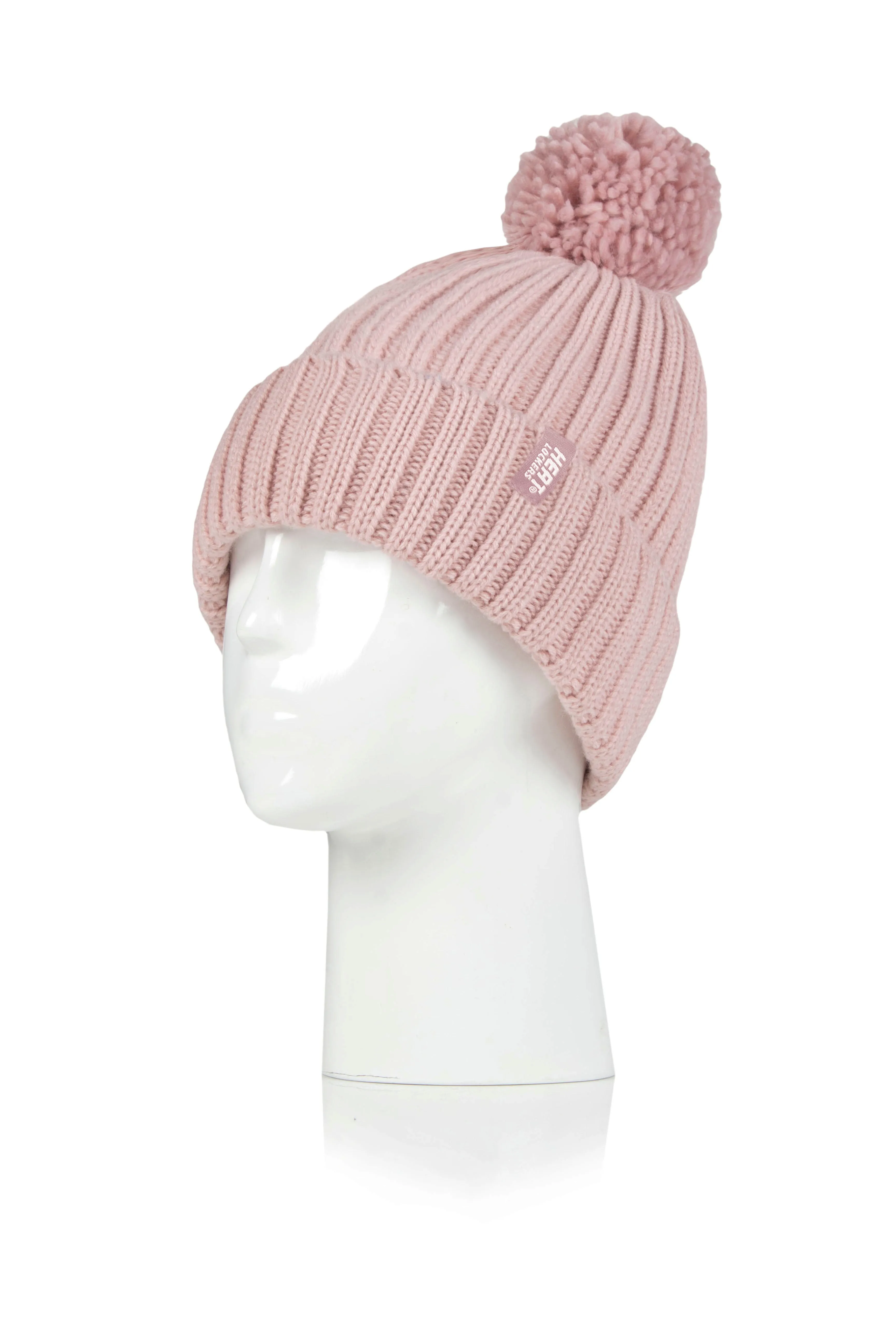 Women's 2x2 Rib Roll Up Hat with Pom sold by Sock Buy product image thumbnail 3