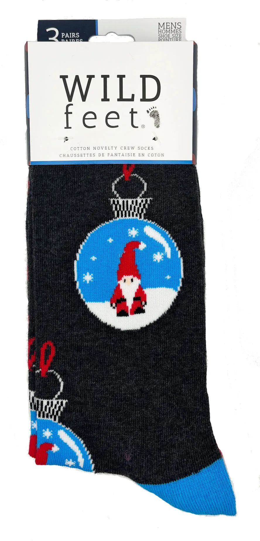 Men's Gnome Snow Globe Crew Sock sold by Sock Buy product image thumbnail 2