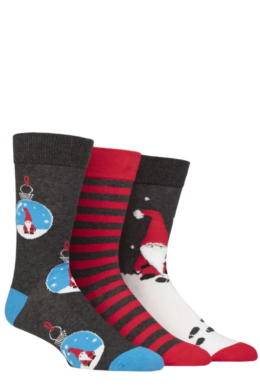 Men's Gnome Snow Globe Crew Sock sold by Sock Buy