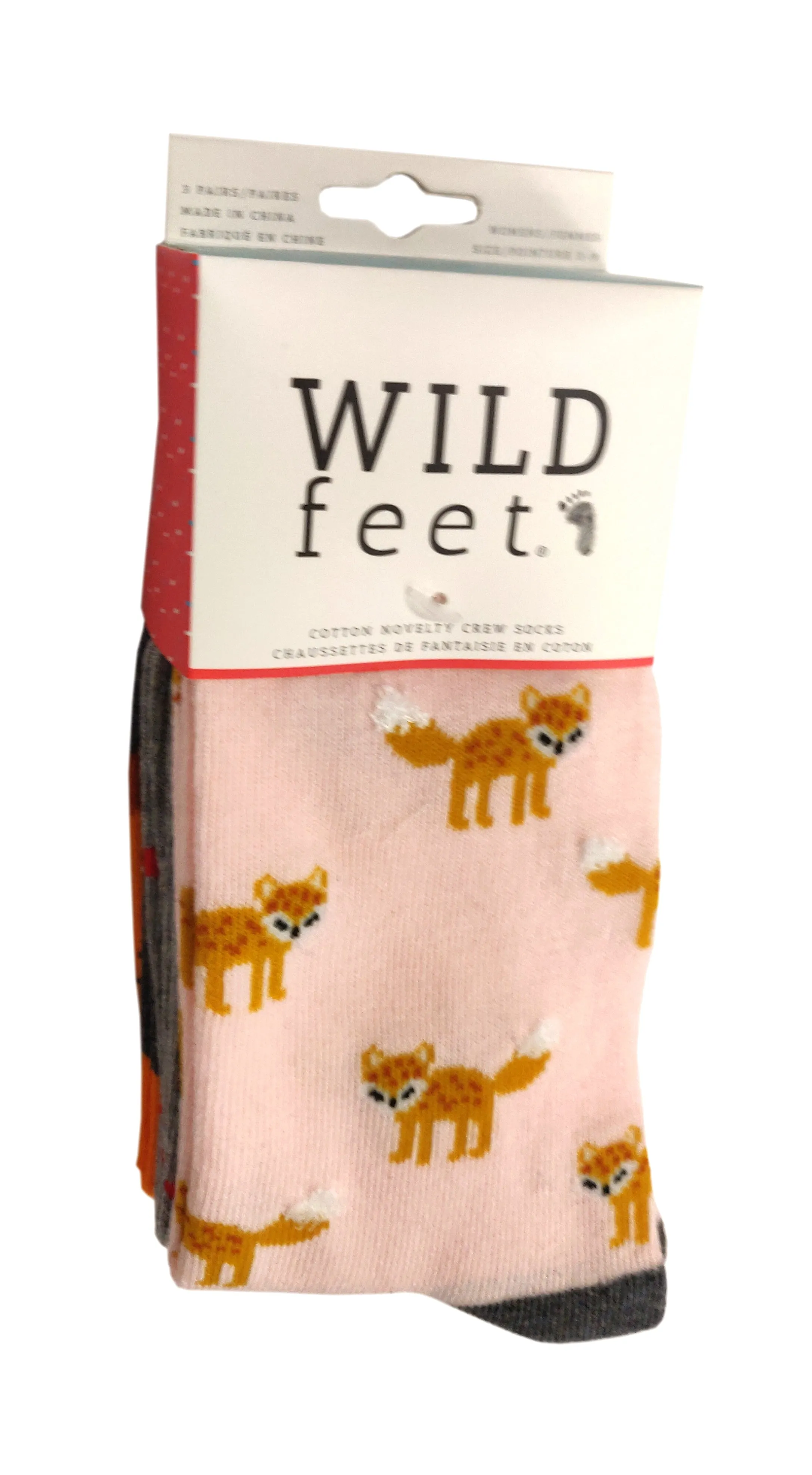 Women's Polkadot Fox Crew Socks - 3 Pair Pack sold by Sock Buy product image thumbnail 2
