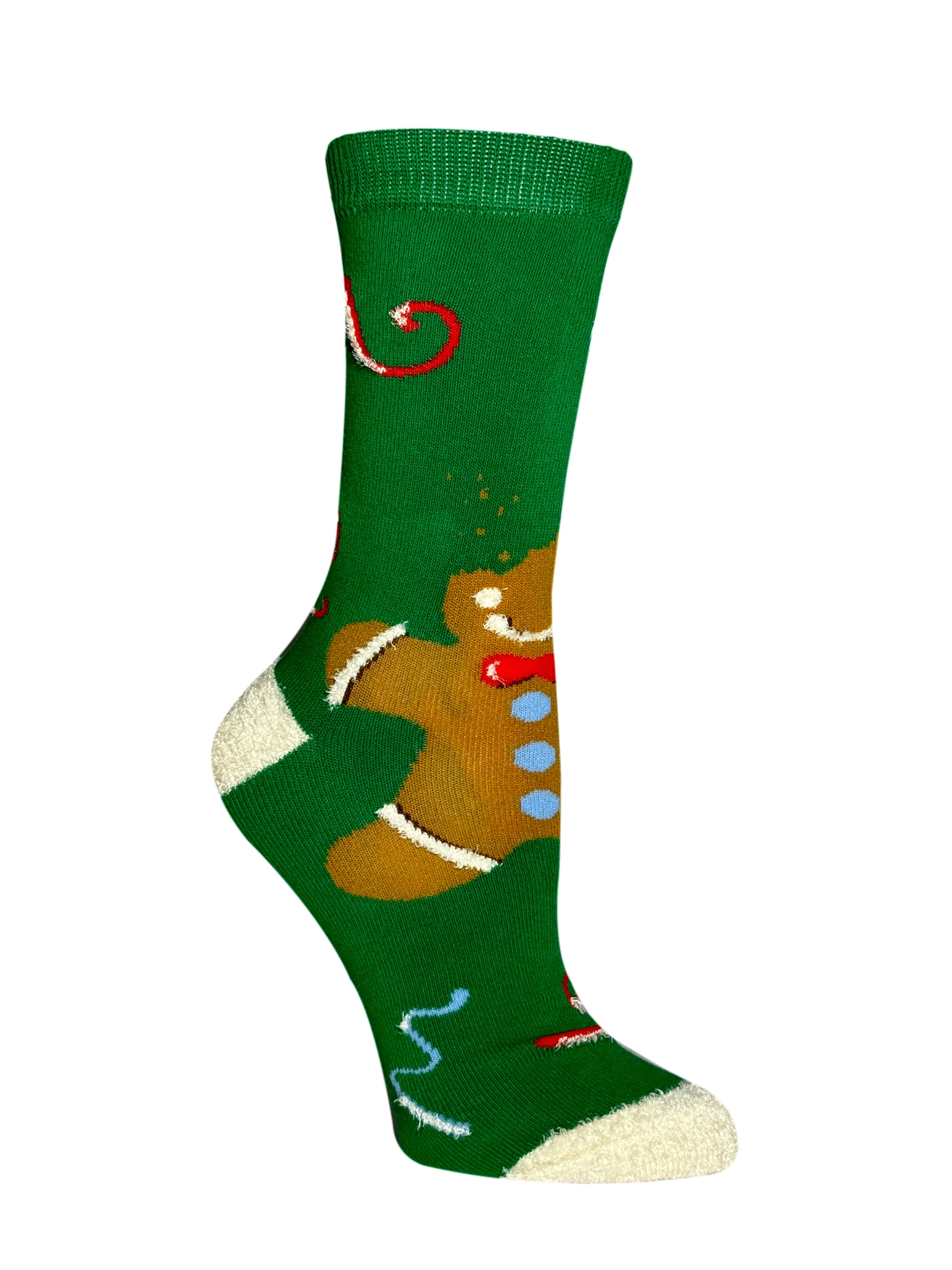 Women's Gingerbread Cookie Crew Socks - 3 Pair Pack sold by Sock Buy product image thumbnail 3