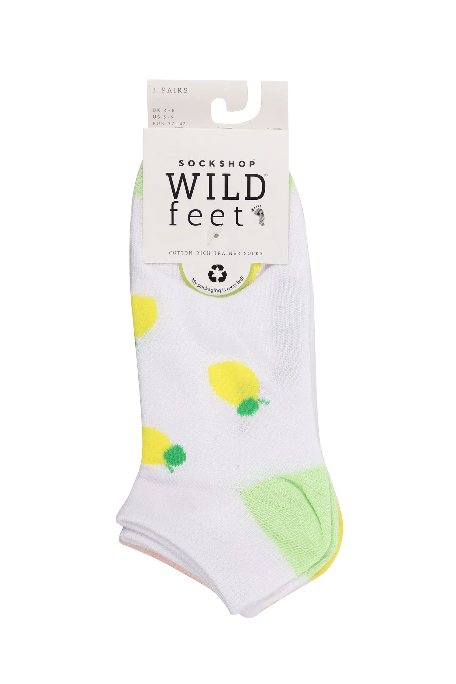 Women's Lemons Low Cut Socks sold by Sock Buy product image thumbnail 2