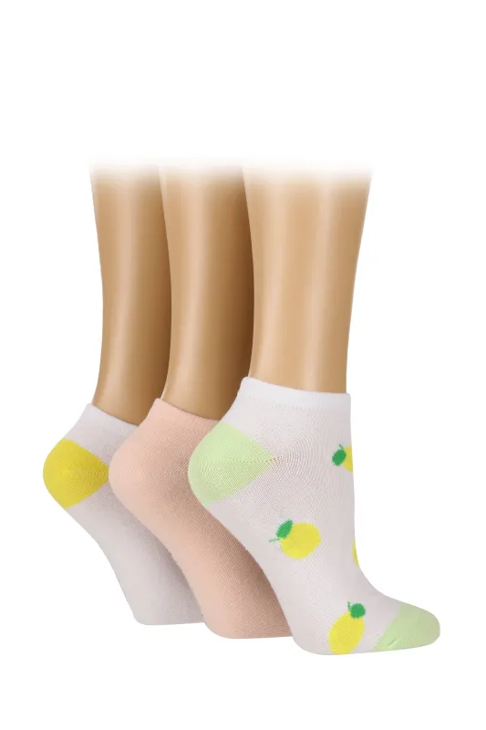 Women's Lemons Low Cut Socks sold by Sock Buy