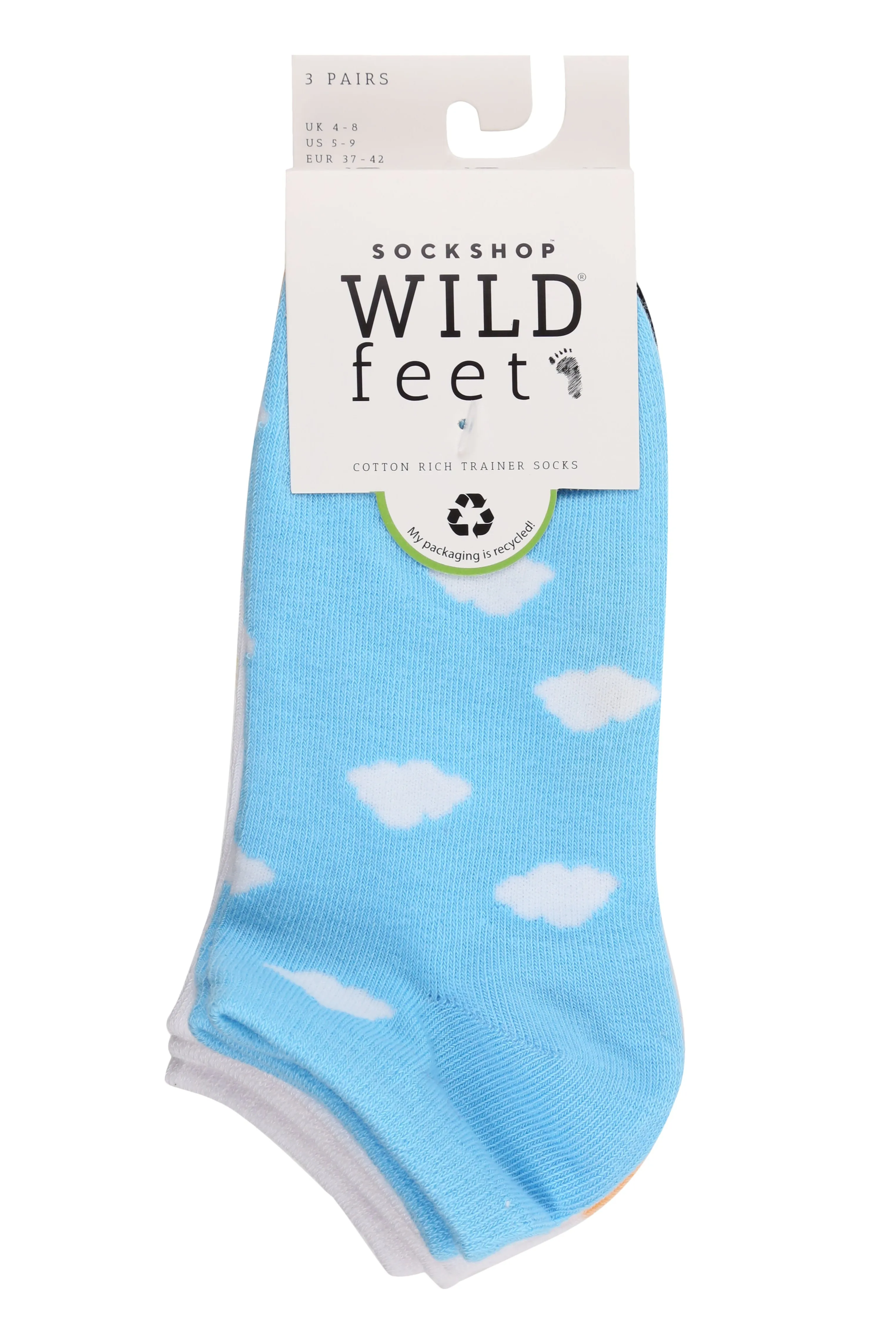 Women's Blue Skies Low Cut Socks sold by Sock Buy product image thumbnail 2