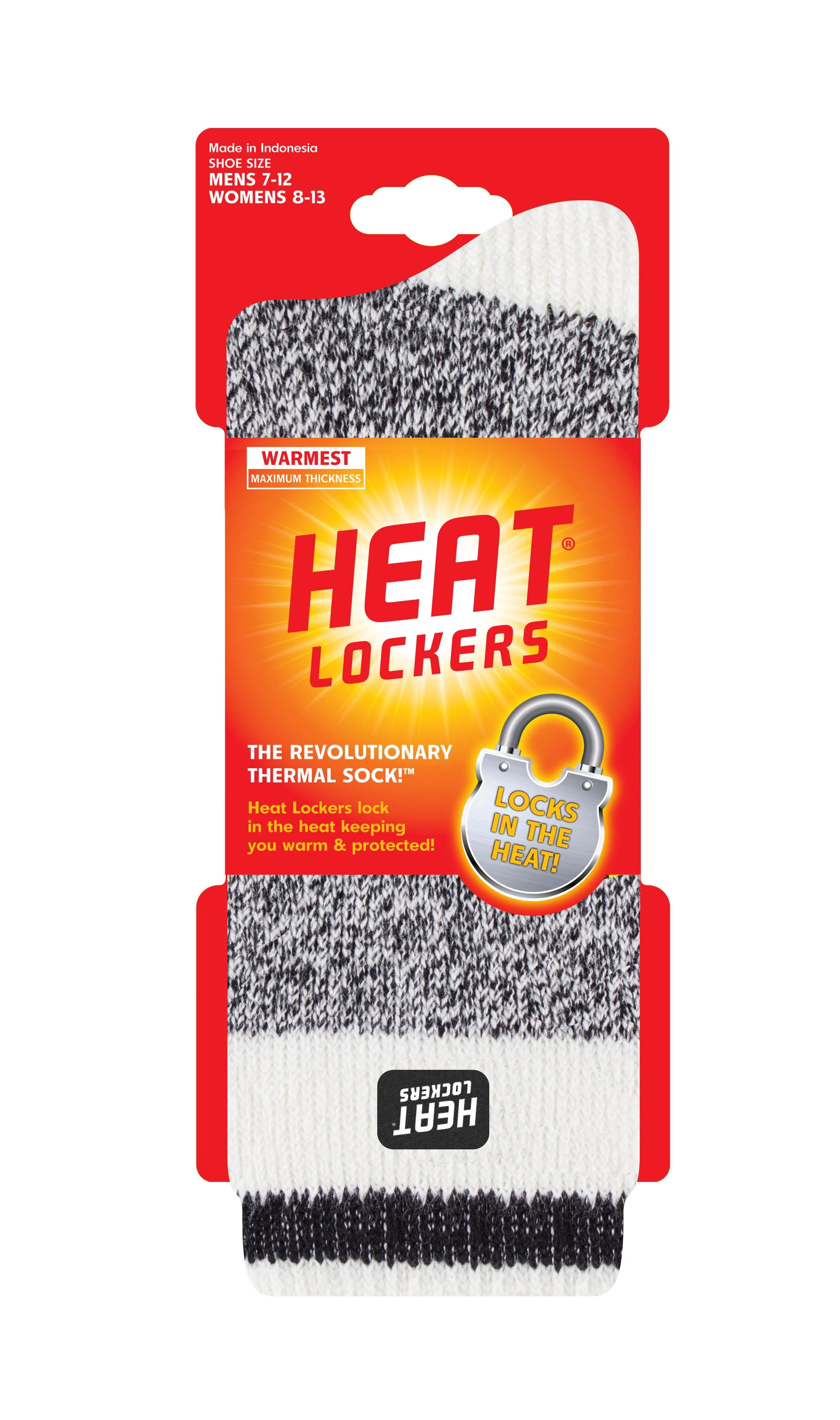 Men's WARMEST Heavy Weight Cream Block Twist Crew Sock sold by Sock Buy product image thumbnail 2