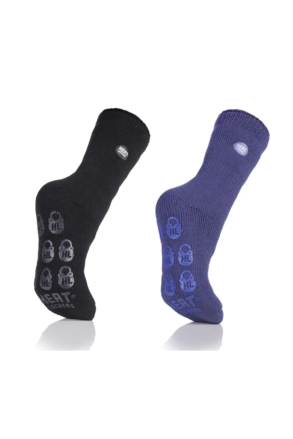 Women's Warmest Heavy Weight Solid Crew Slipper Socks 2 pair pack sold by Sock Buy