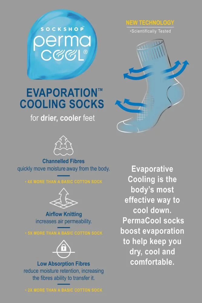 Men's Evaporation Cooling Crew Socks sold by Sock Buy product image thumbnail 3