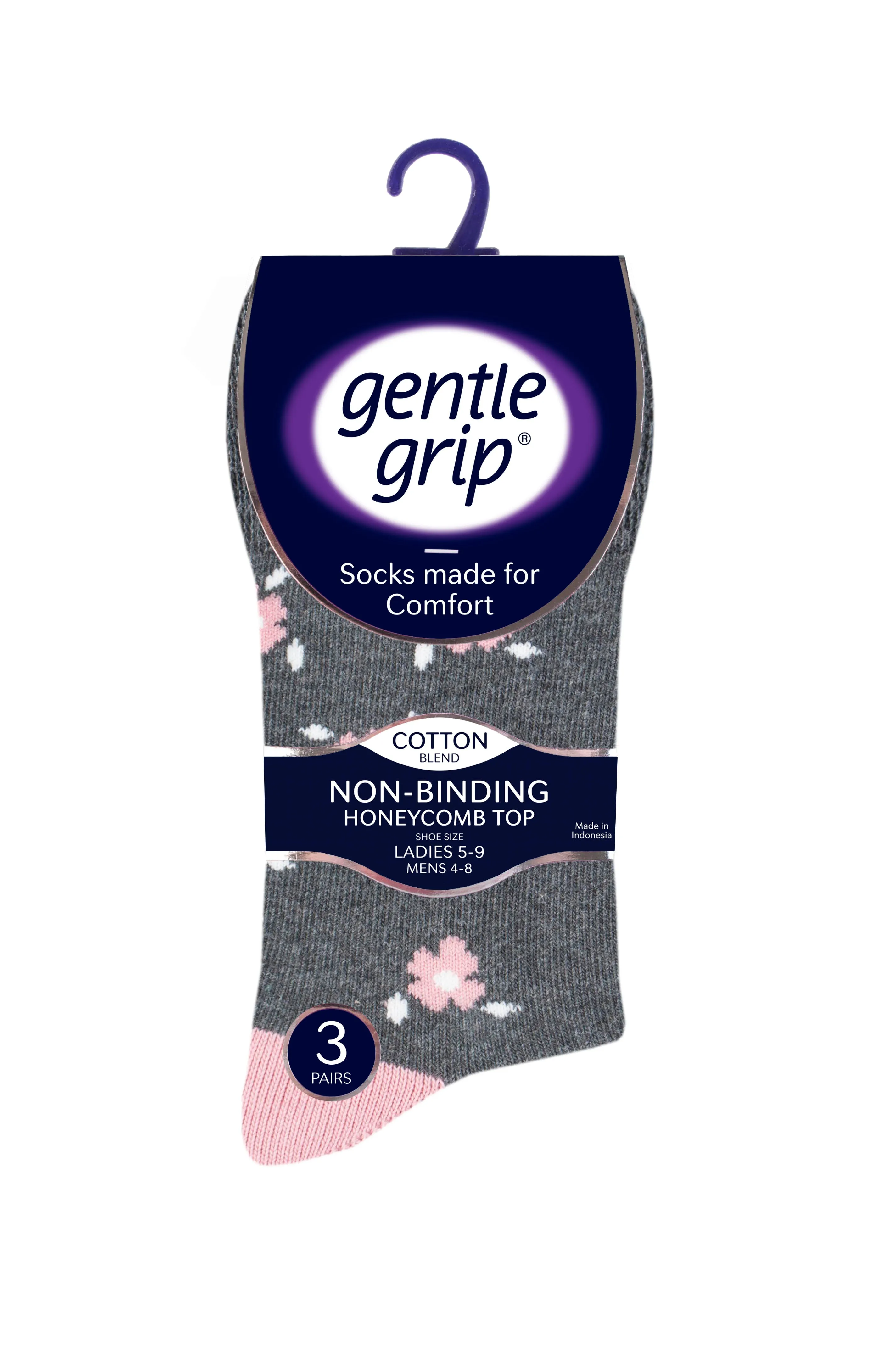 Women's Floral Hybrid Novelty Crew Sock sold by Sock Buy product image thumbnail 2